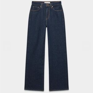 Denim forum Aritzia REMY HI RISE RELAXED JEAN COLOR DARK BLUE size 25